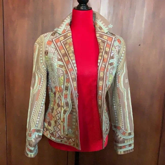 Southwestern Embroidered Jacket 8P - Picture 11 of 11